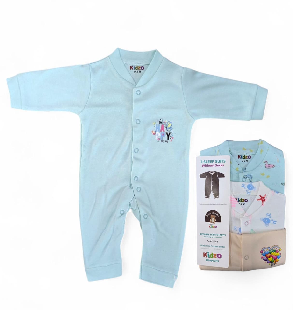 Baby rompers (Pack of 3)