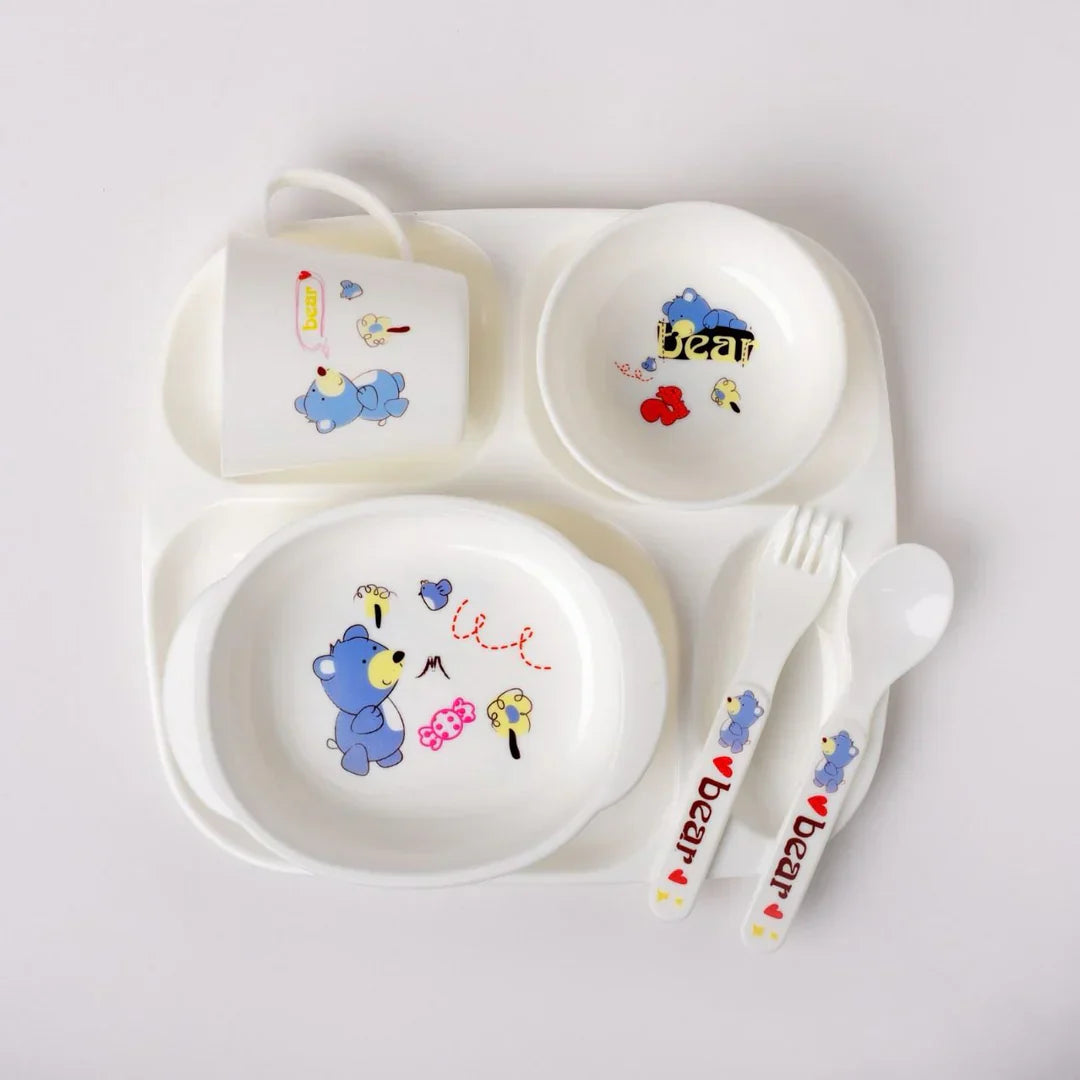6 Pc Kids Tableware Feeding set