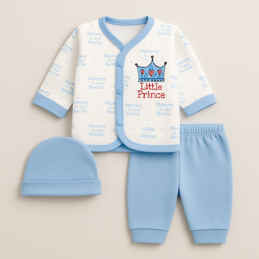 Newborn pack of 3  Fleece Starter Set