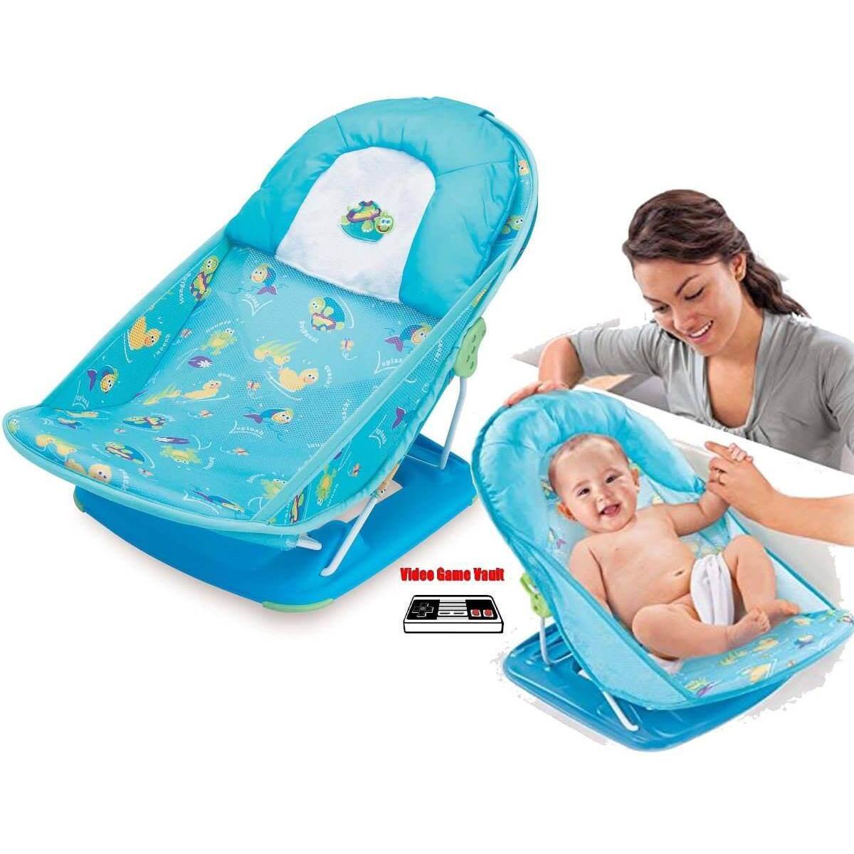 Portable Baby Bath Seat with Adjustable Recline