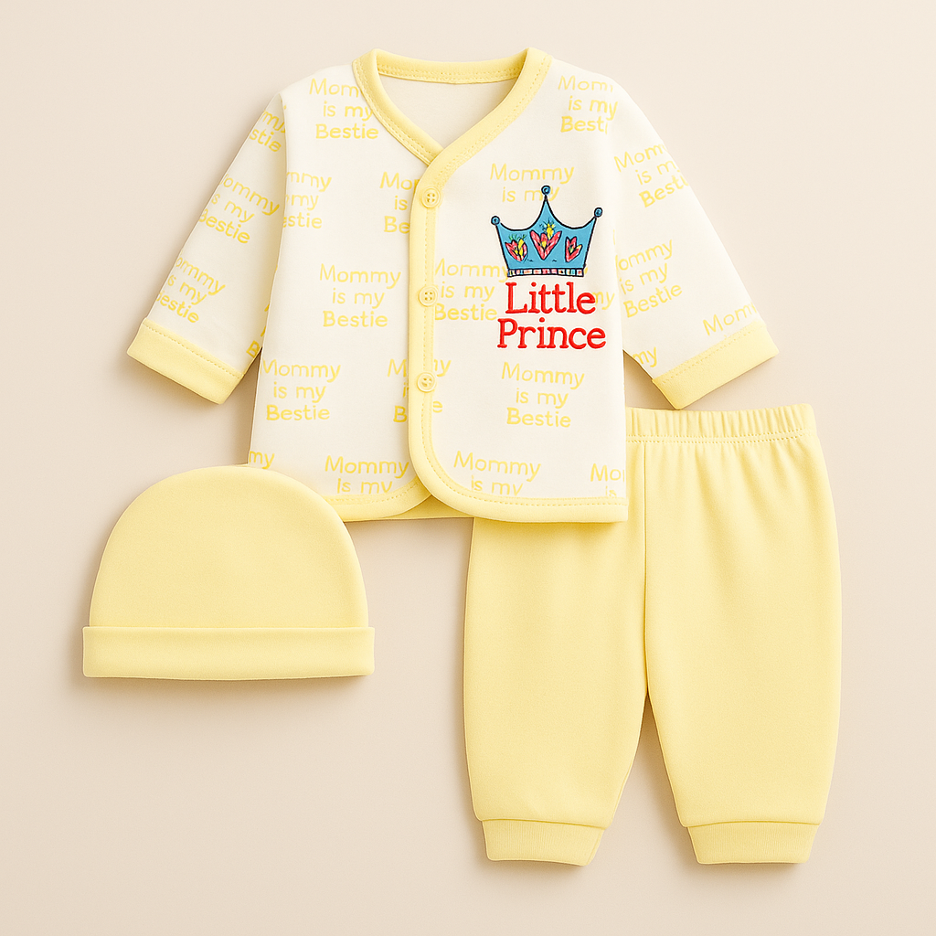 Newborn pack of 3  Fleece Starter Set