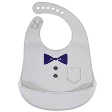 Pocket Bow Baby Comfortable Silicone Bib