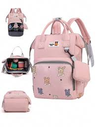 Pink Diaper bag for kids