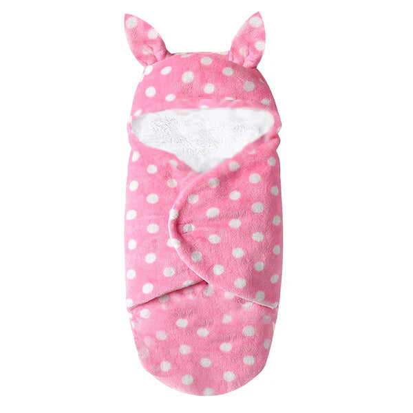 Dreamy Fleece Baby Swaddle | Cozy Sleeping Bag for Newborns (0–7M)