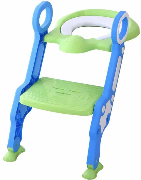 Adjustable Baby Toilet Training Seat with Step Stool & Handrails