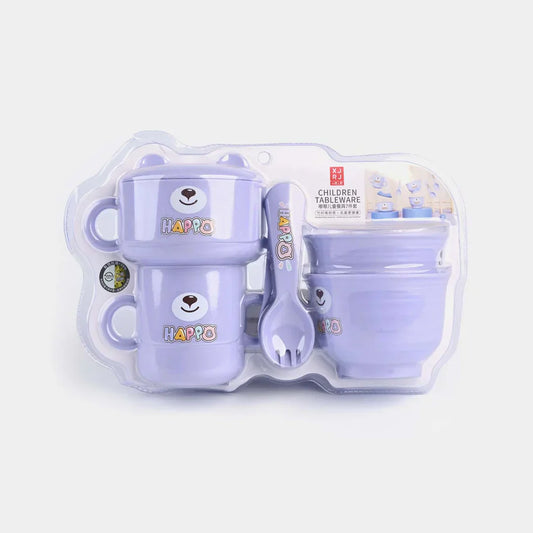 Baby Multicolor 7 Pc Happy Table Feeding Set